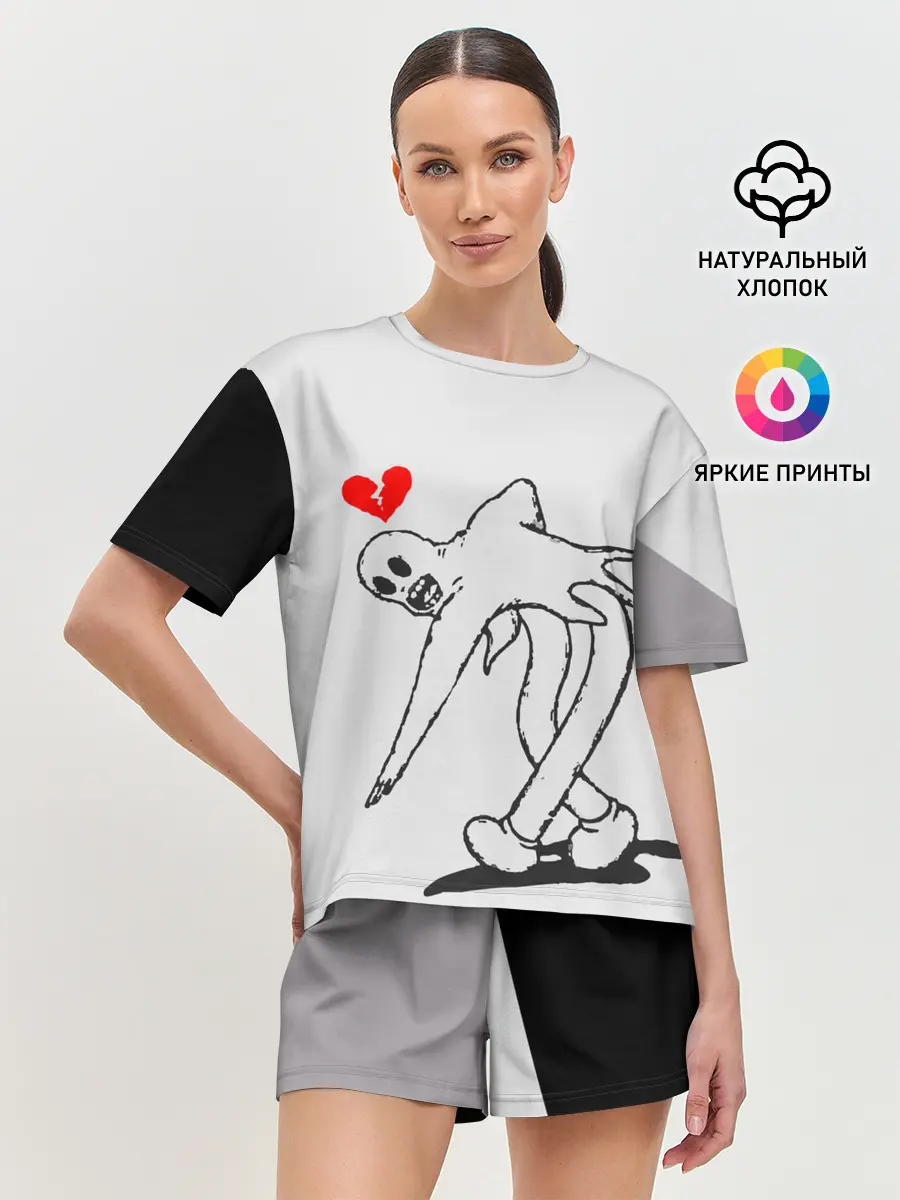 Женская пижама с шортами / GHOSTEMANE