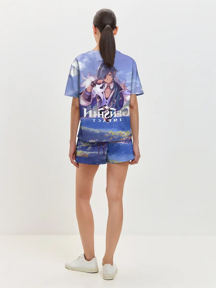 Женская пижама с шортами / Genshin impact | Kaeya