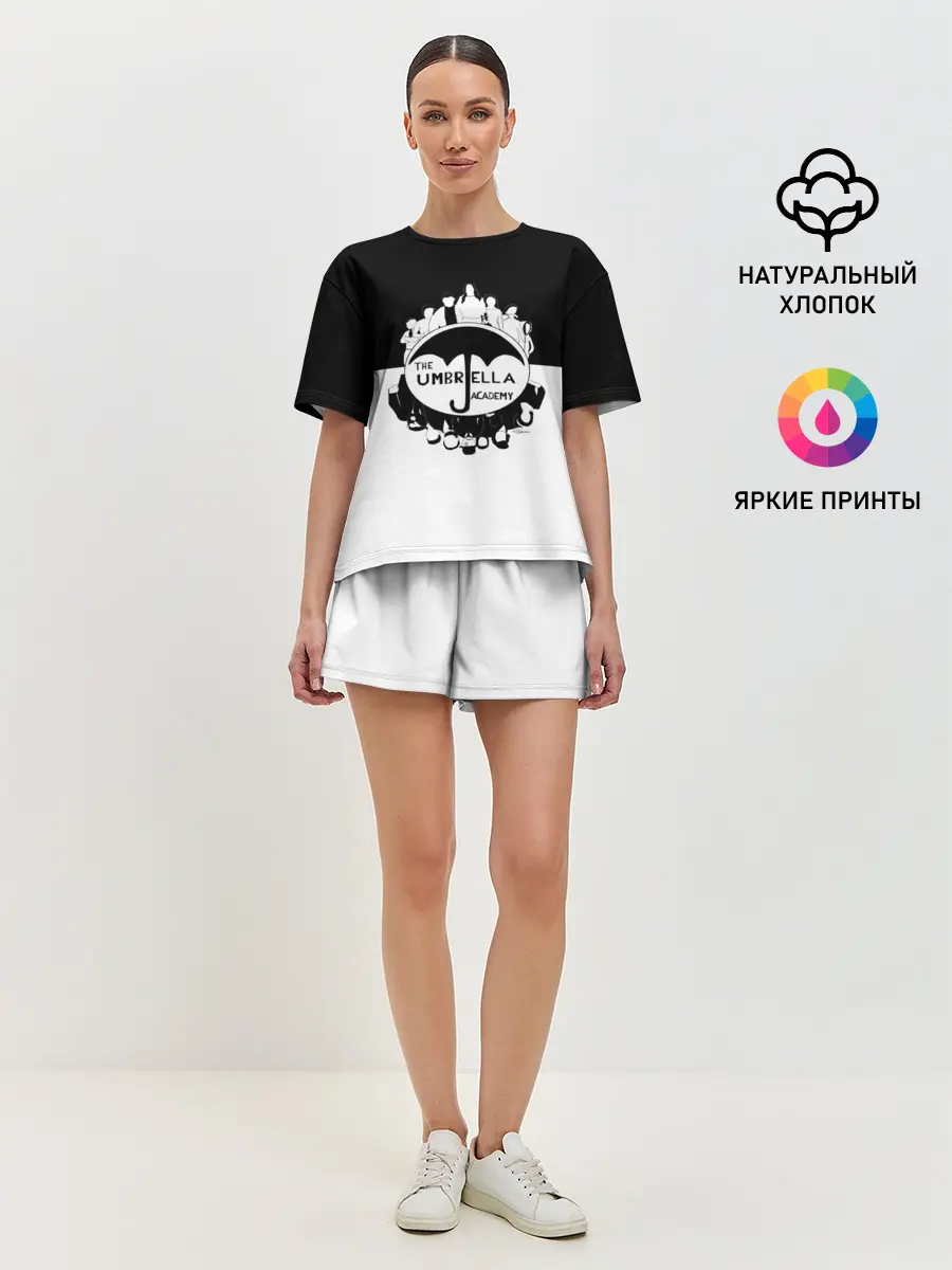 Женская пижама с шортами / академия амбрелла
