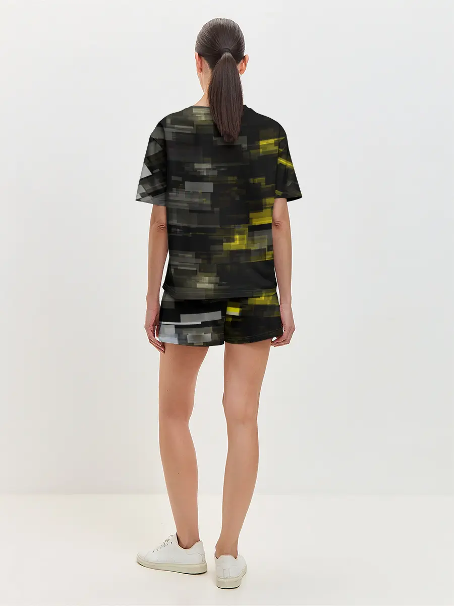 Женская пижама с шортами / MILITECH камуфляж Cyberpunk 2077