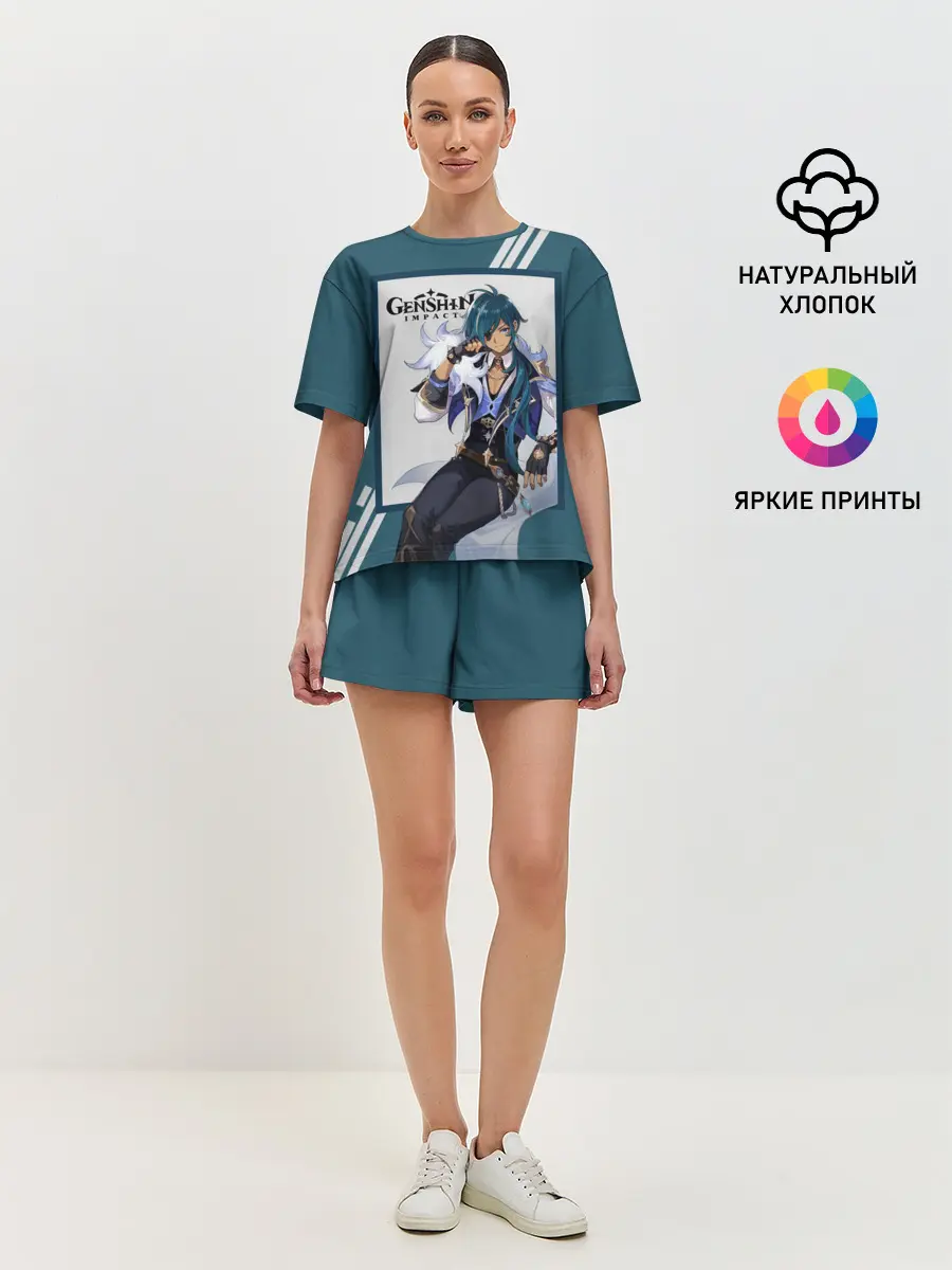 Женская пижама с шортами / Кэйа - Genshin Impact