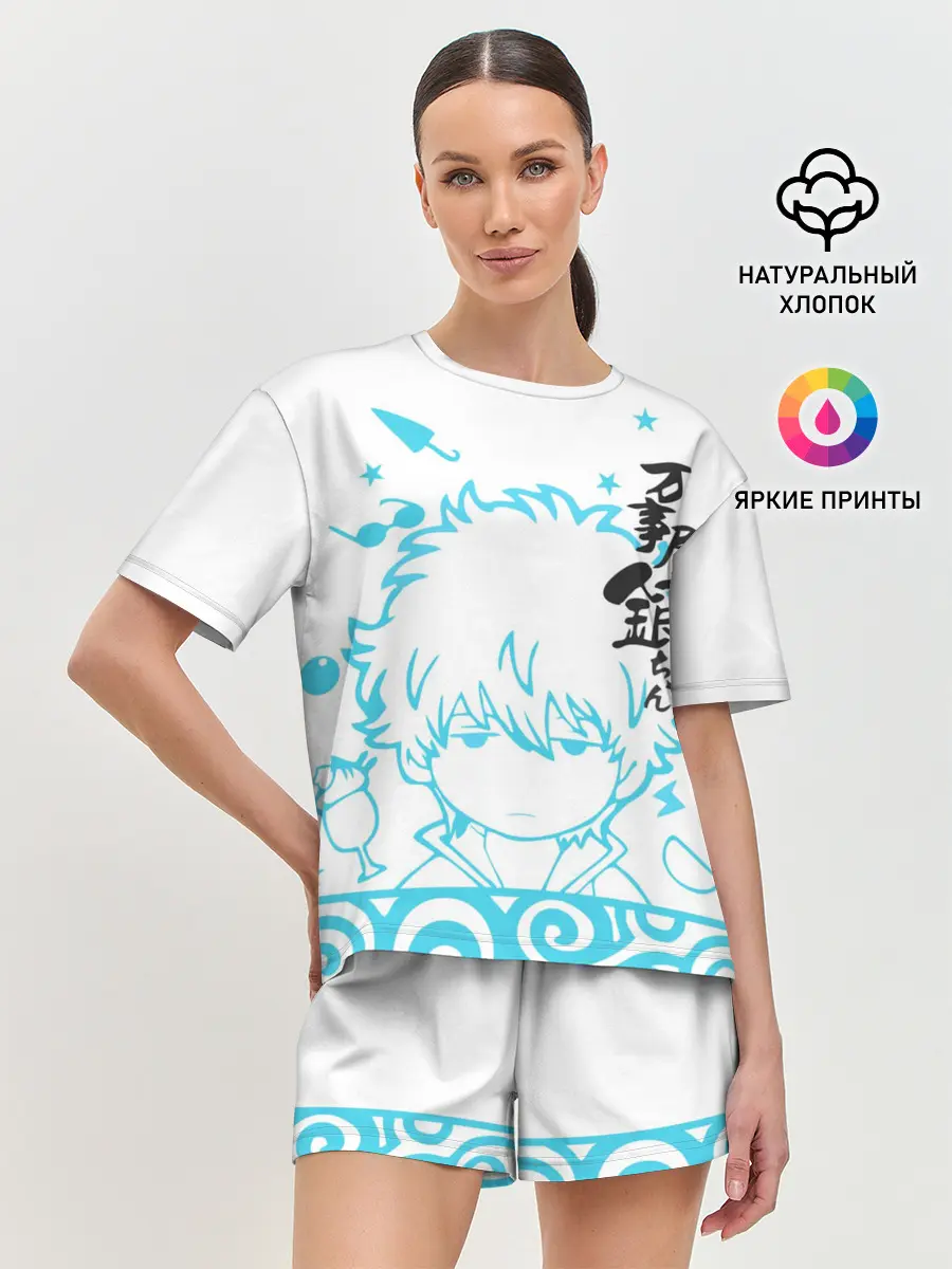 Женская пижама с шортами / Самурай Гинтоки