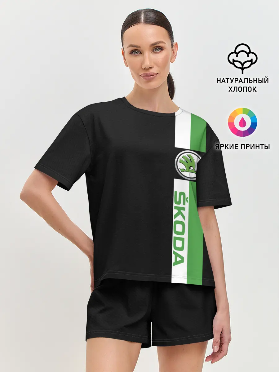 Женская пижама с шортами / Шкодавод | Skoda