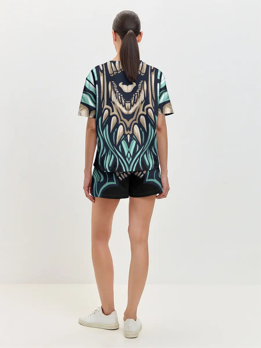 Женская пижама с шортами / Древний зомби