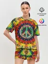 Женская пижама с шортами / Хиппи