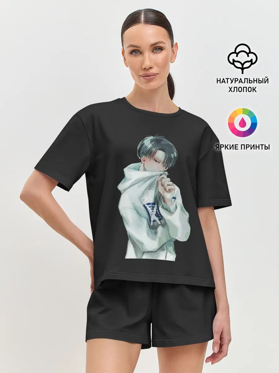 Женская пижама с шортами / Леви