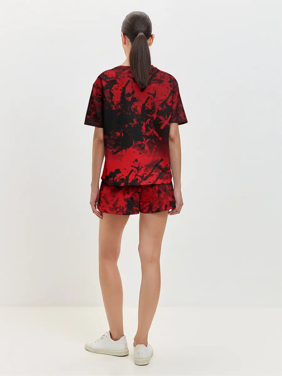 Женская пижама с шортами / Клинок рассекающий демонов