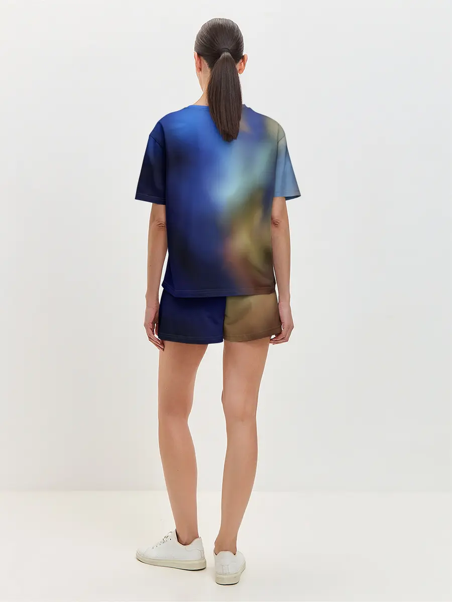 Женская пижама с шортами / Морской конёк