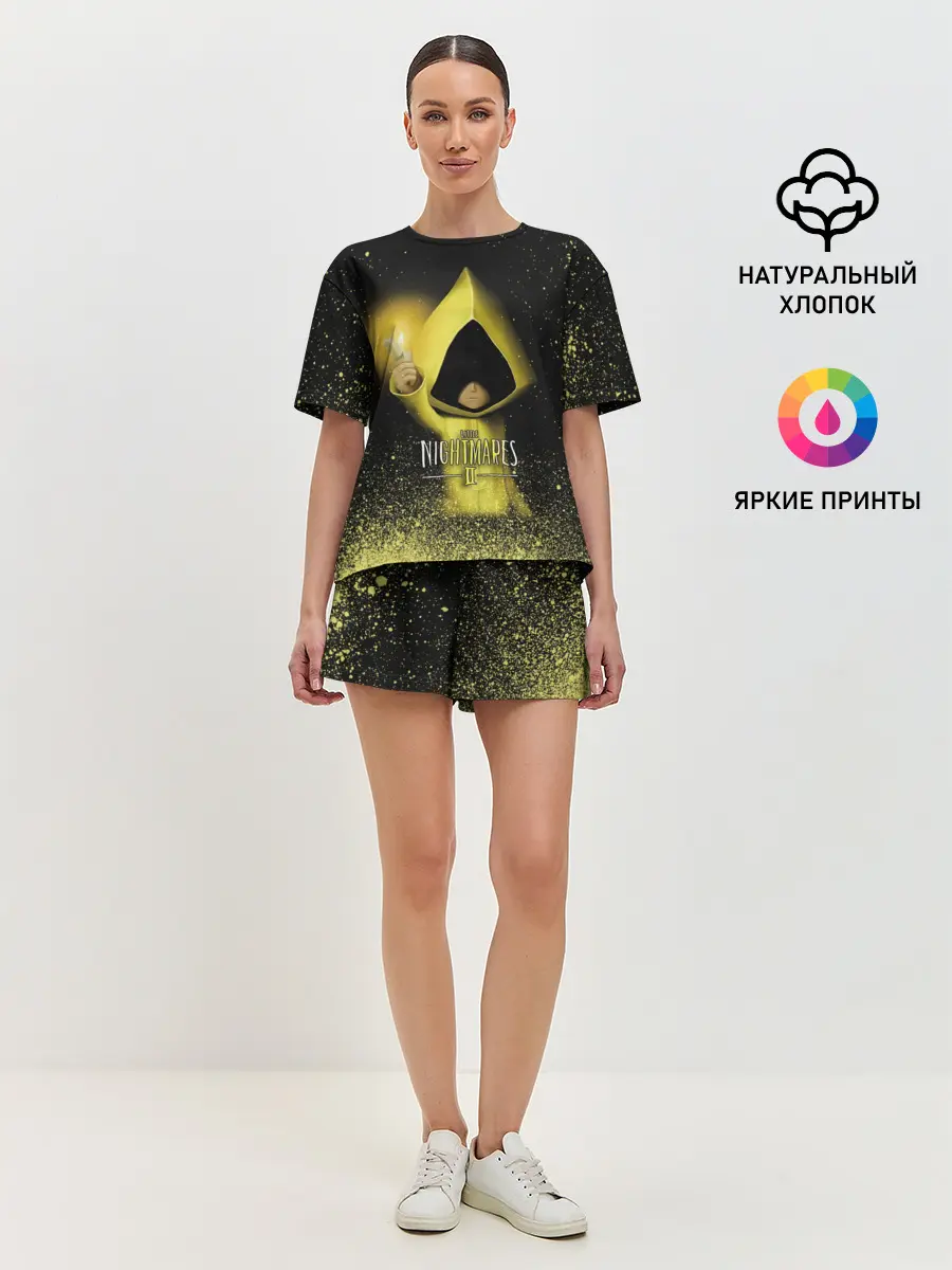 Женская пижама с шортами / Little Nightmares 2