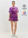 Женская пижама с шортами / Аметистовый закат