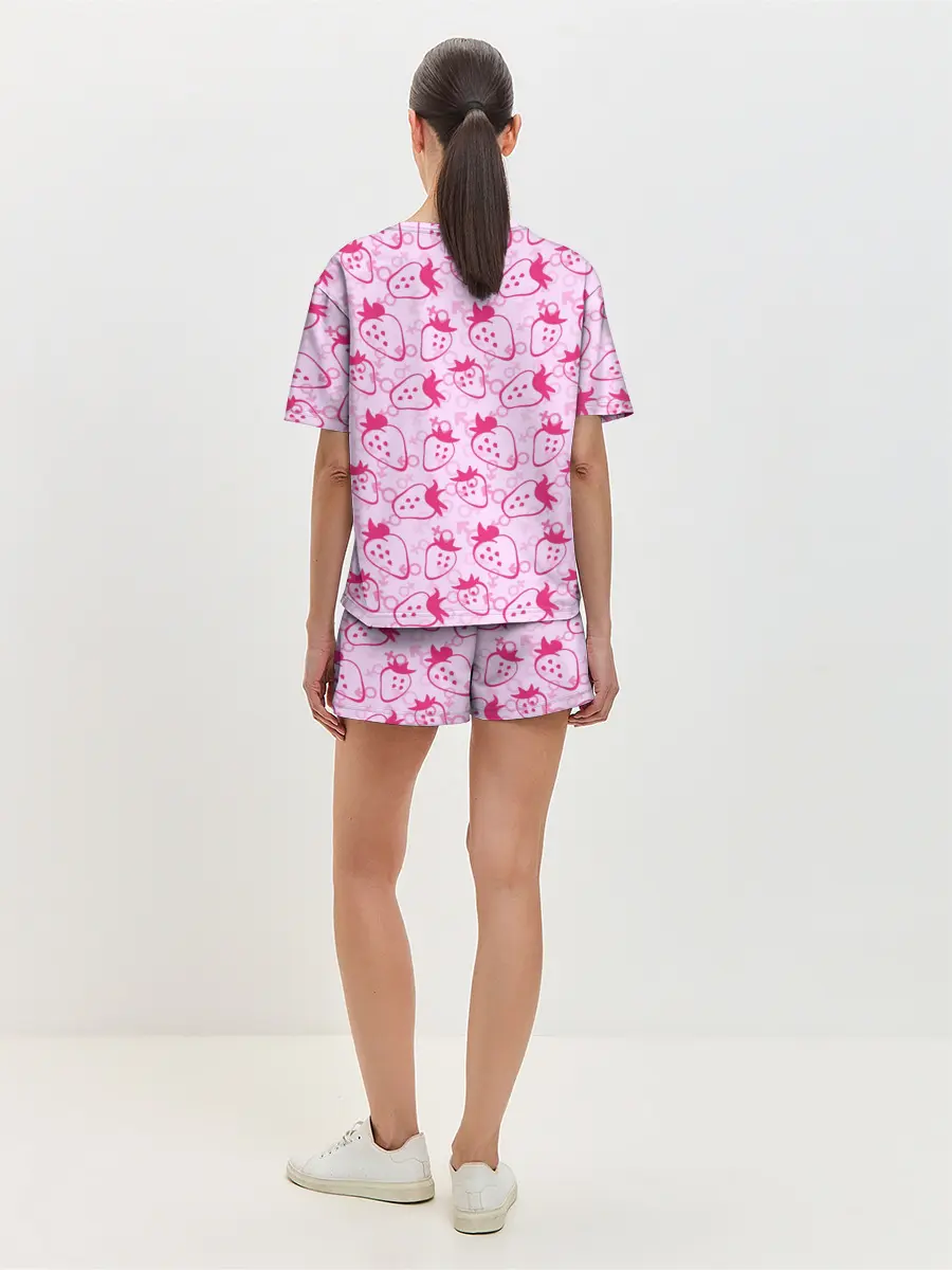 Женская пижама с шортами / Sexy Клубничка