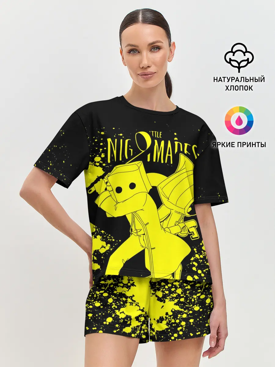 Женская пижама с шортами / LITTLE NIGHTMARES 2