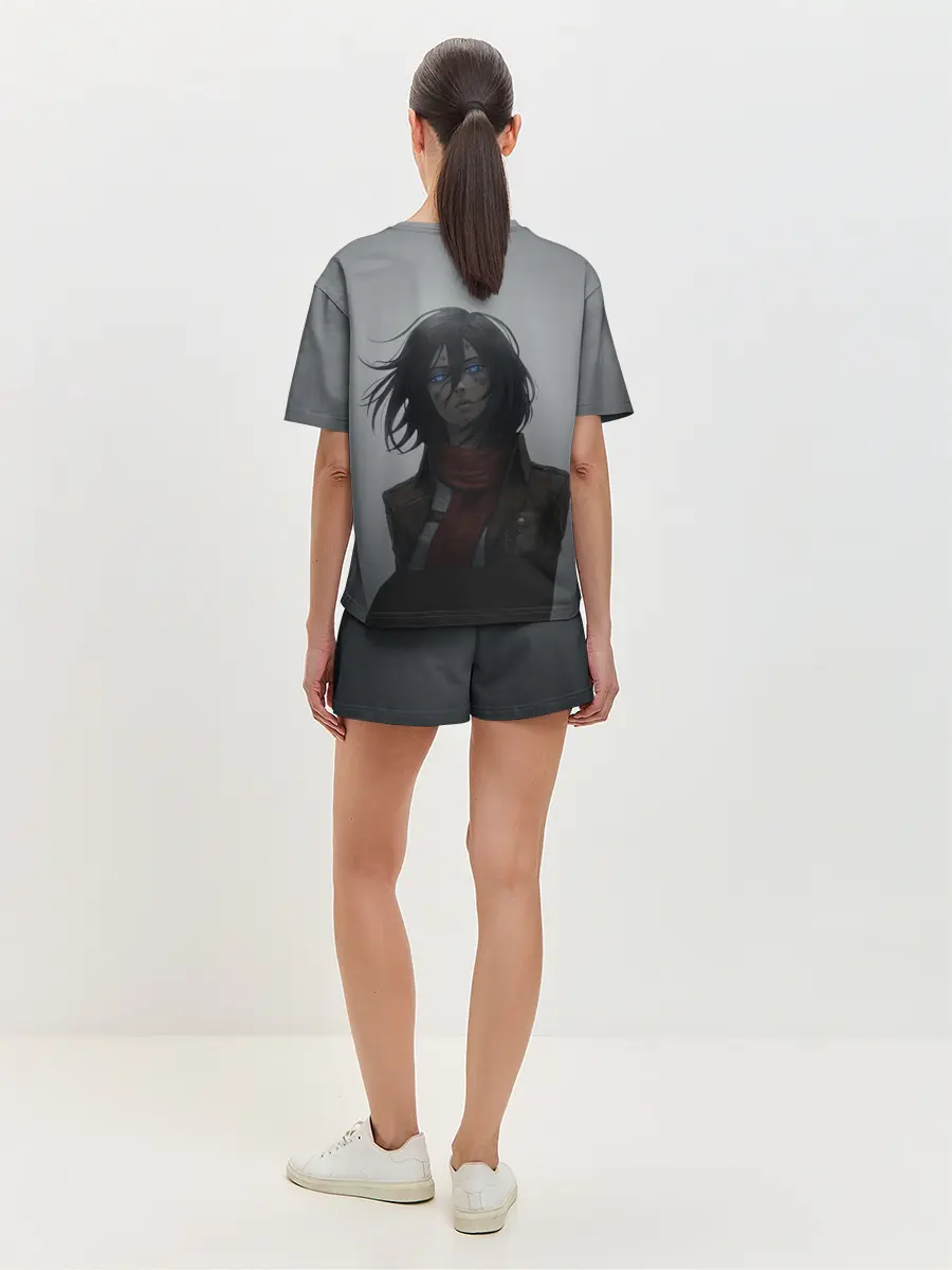 Женская пижама с шортами / Микаса Аккерман