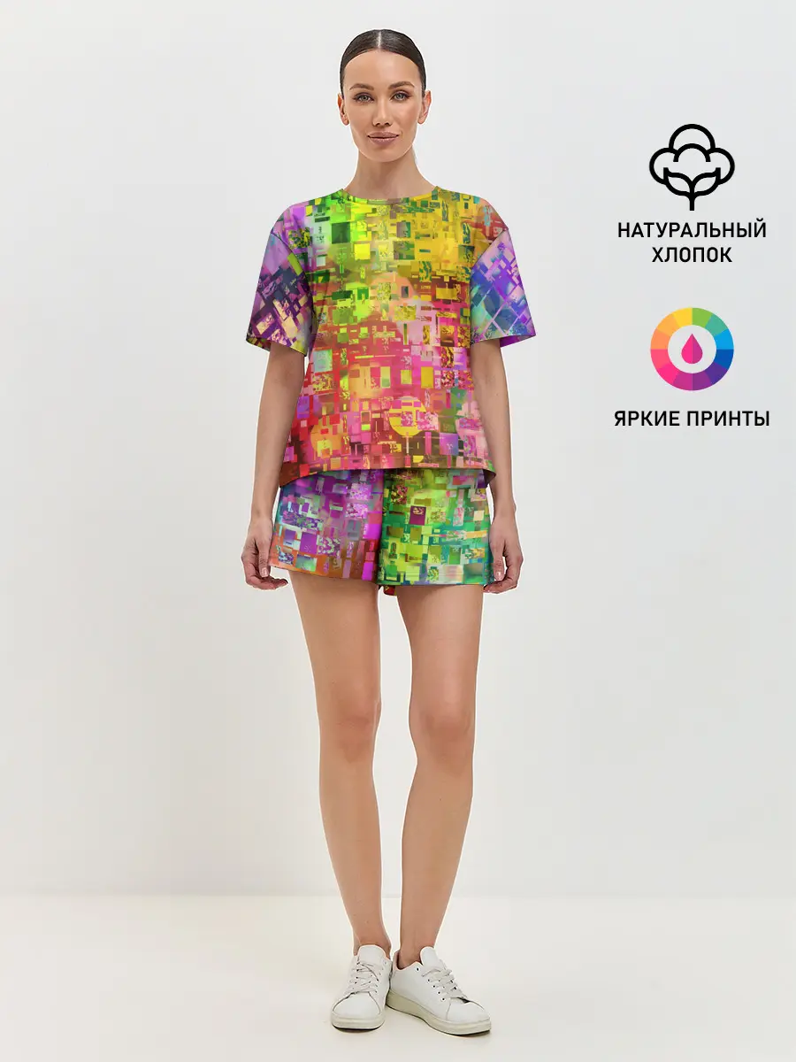 Женская пижама с шортами / Системный сбой