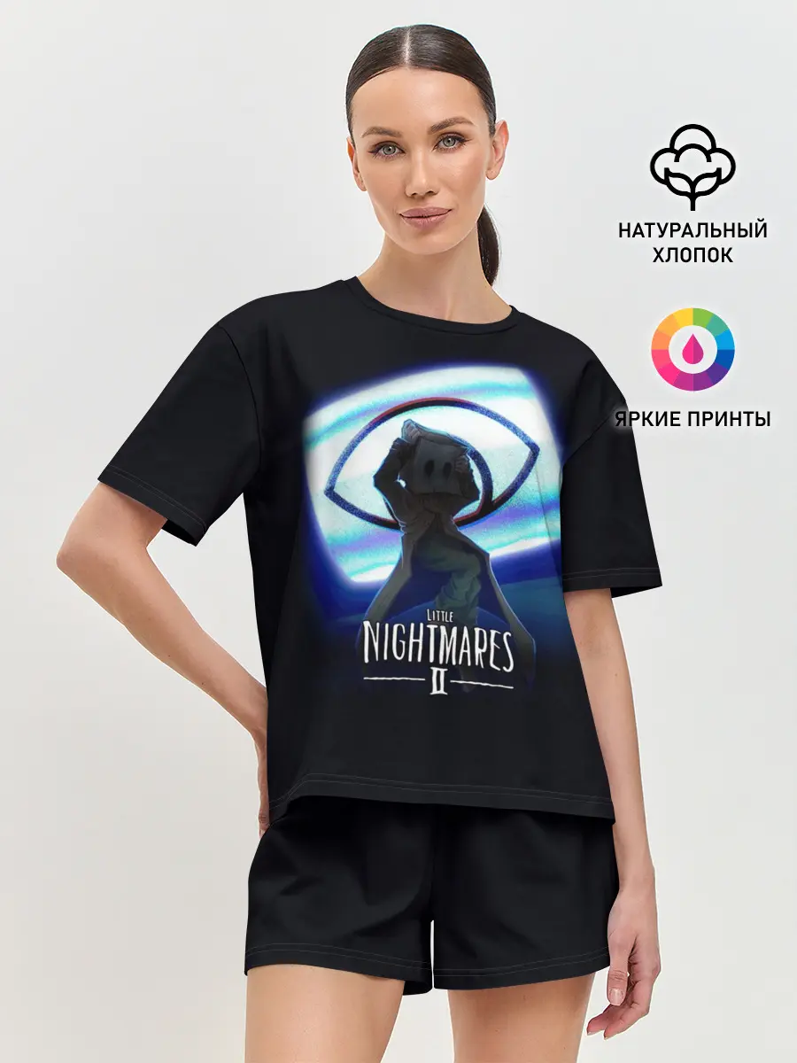 Женская пижама с шортами / Little Nightmares 2 MONO