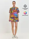 Женская пижама с шортами / Граффити