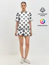 Женская пижама с шортами / Ромб в ромбе