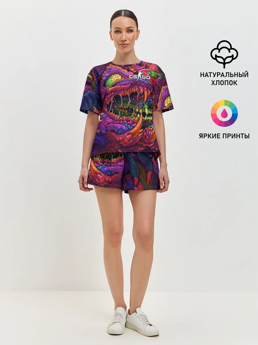 Женская пижама с шортами / CS GO | Hyper Beast