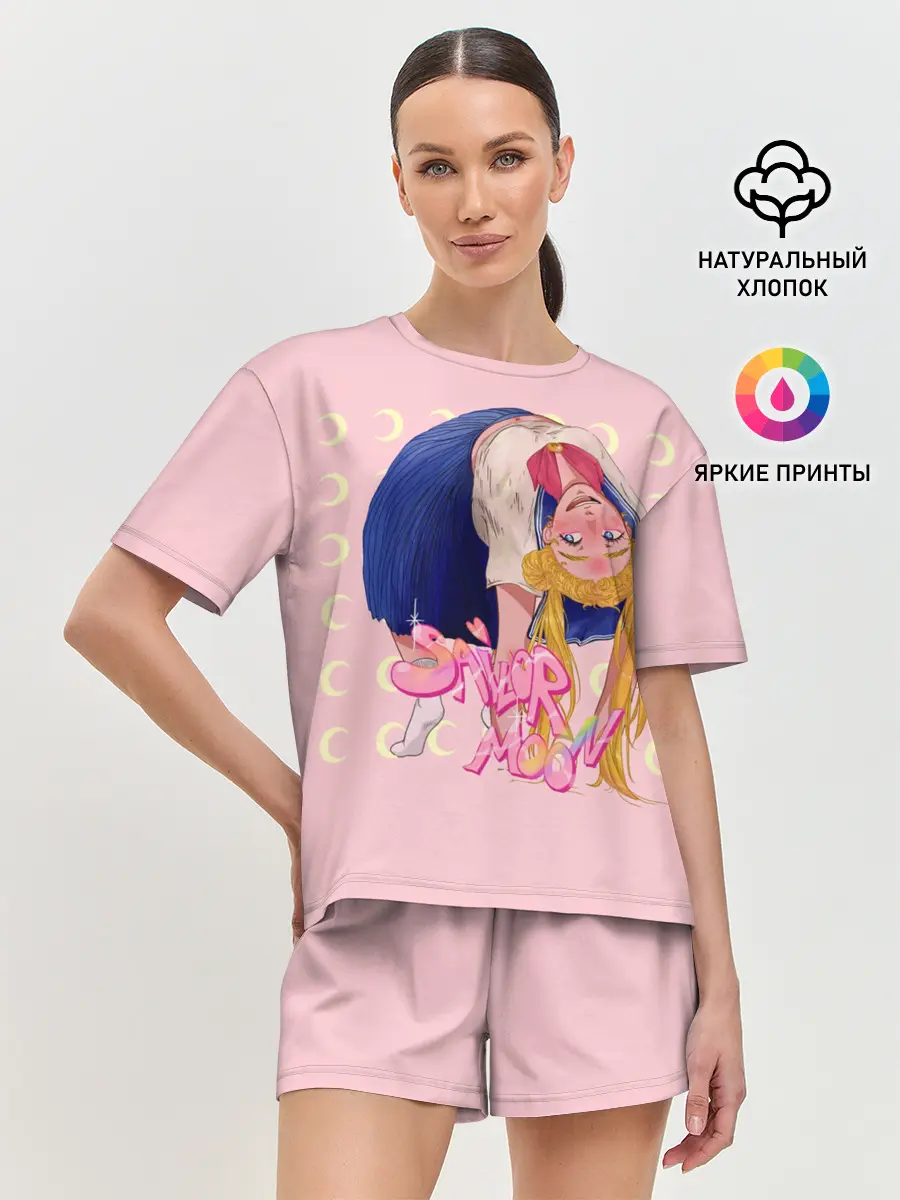 Женская пижама с шортами / Sailor Moon | Сейлор Мун