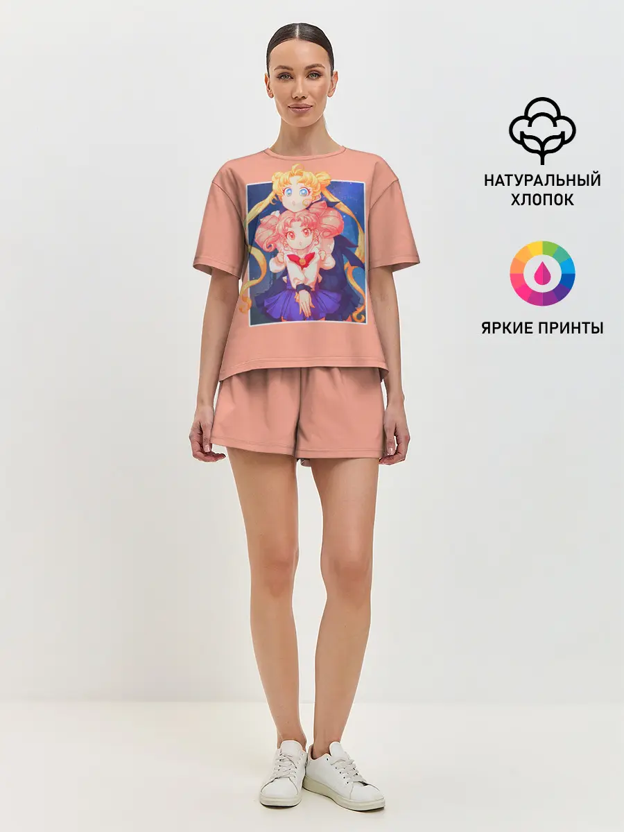 Женская пижама с шортами / Sailor Moon | Сейлор Мун