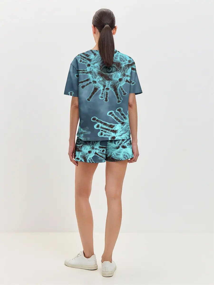 Женская пижама с шортами / Ковидит