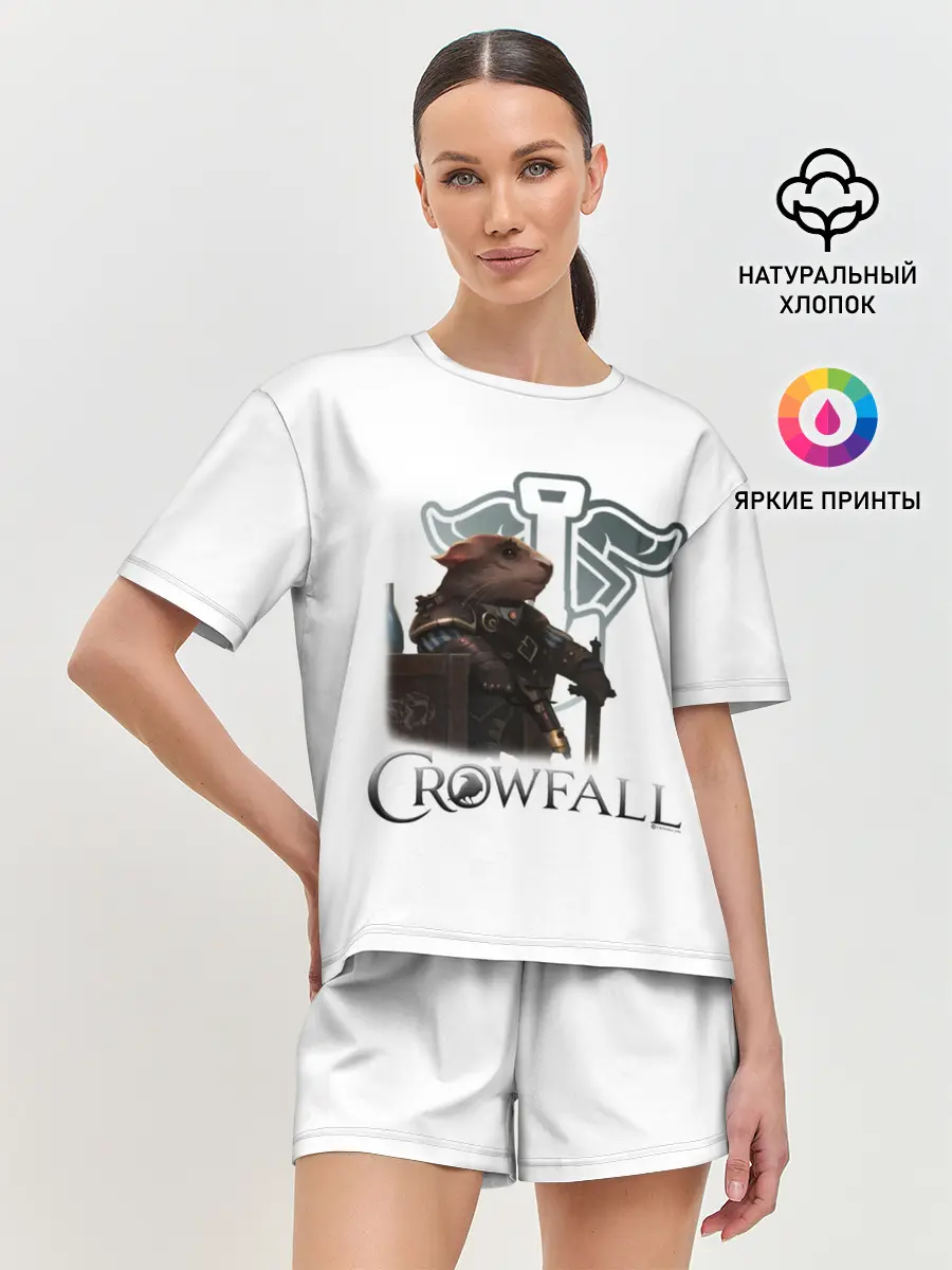 Женская пижама с шортами / Crowfall | Duelist