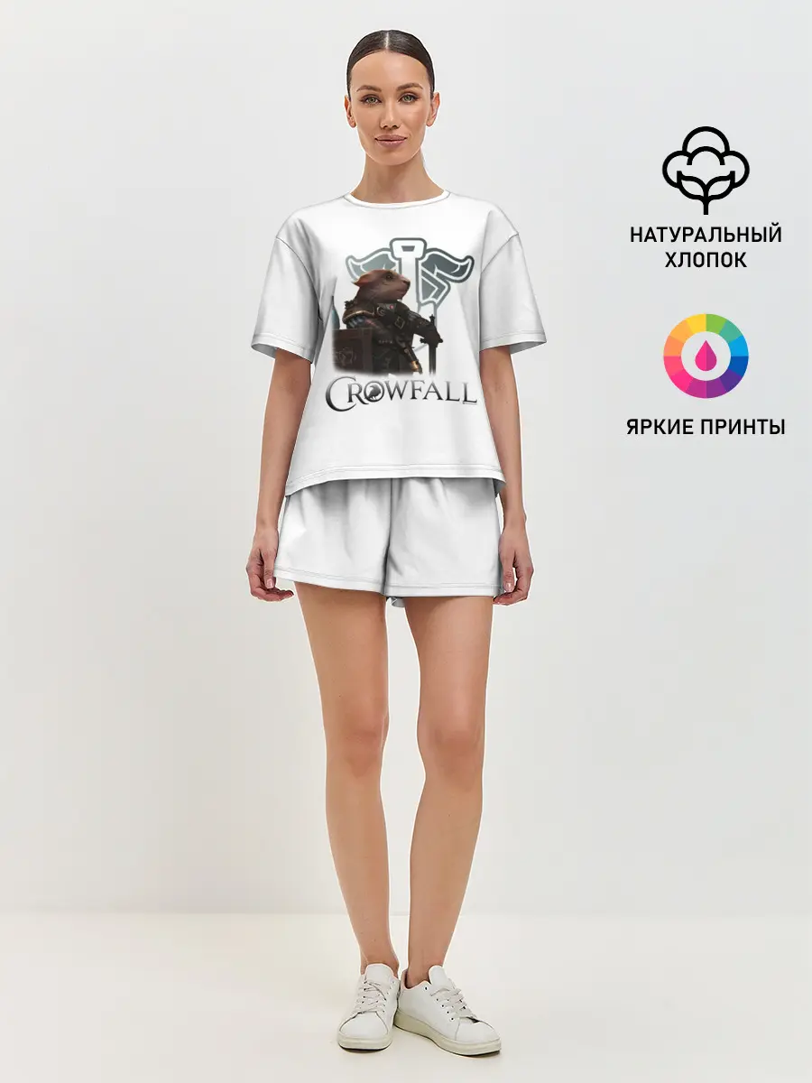 Женская пижама с шортами / Crowfall | Duelist