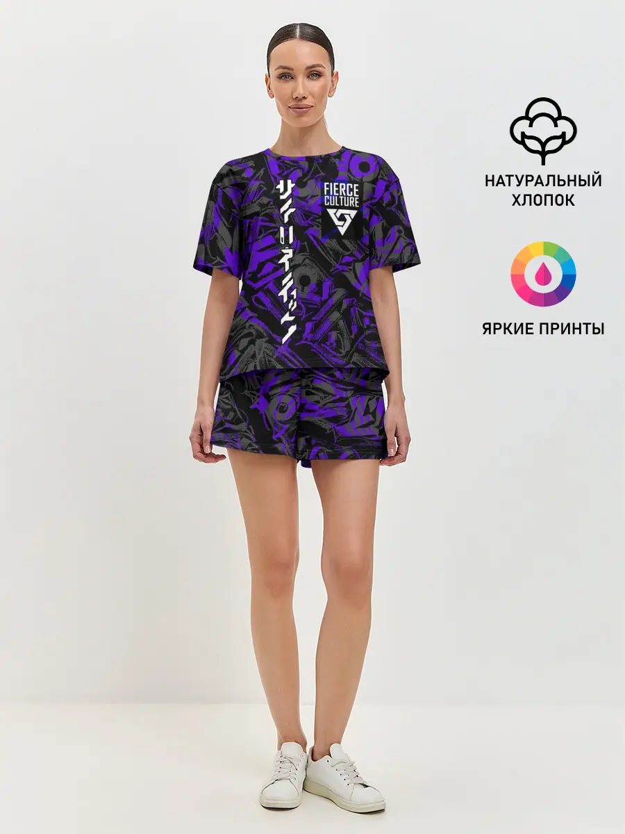 Женская пижама с шортами / Fierce culture