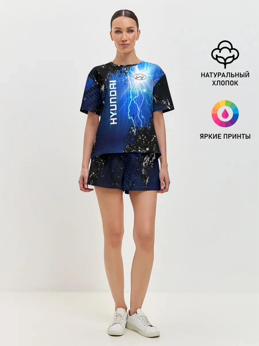 Женская пижама с шортами / Hyundai