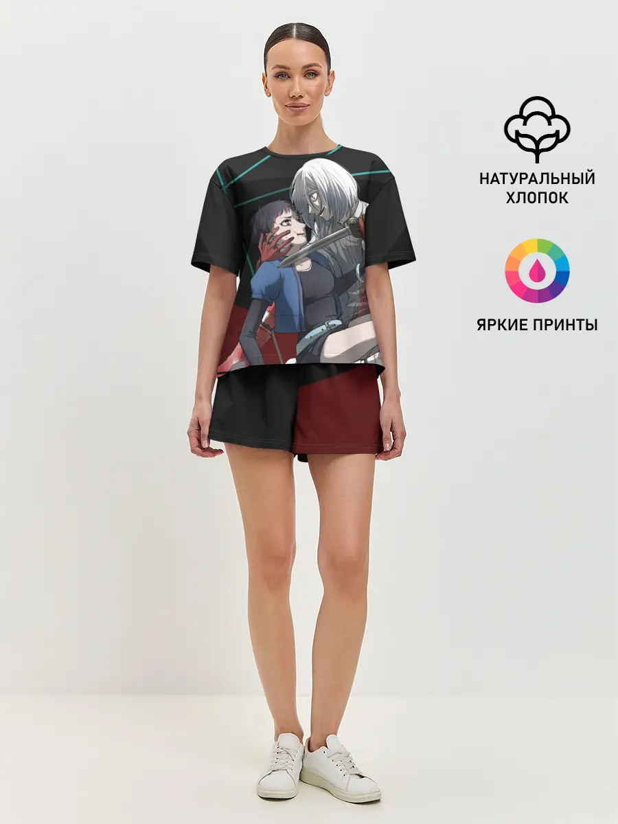 Женская пижама с шортами / Убийца-садист