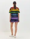 Женская пижама с шортами / Радуга