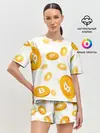 Женская пижама с шортами / BITCOIN КРИПТОВАЛЮТА | CRYPTOCURRENCIES