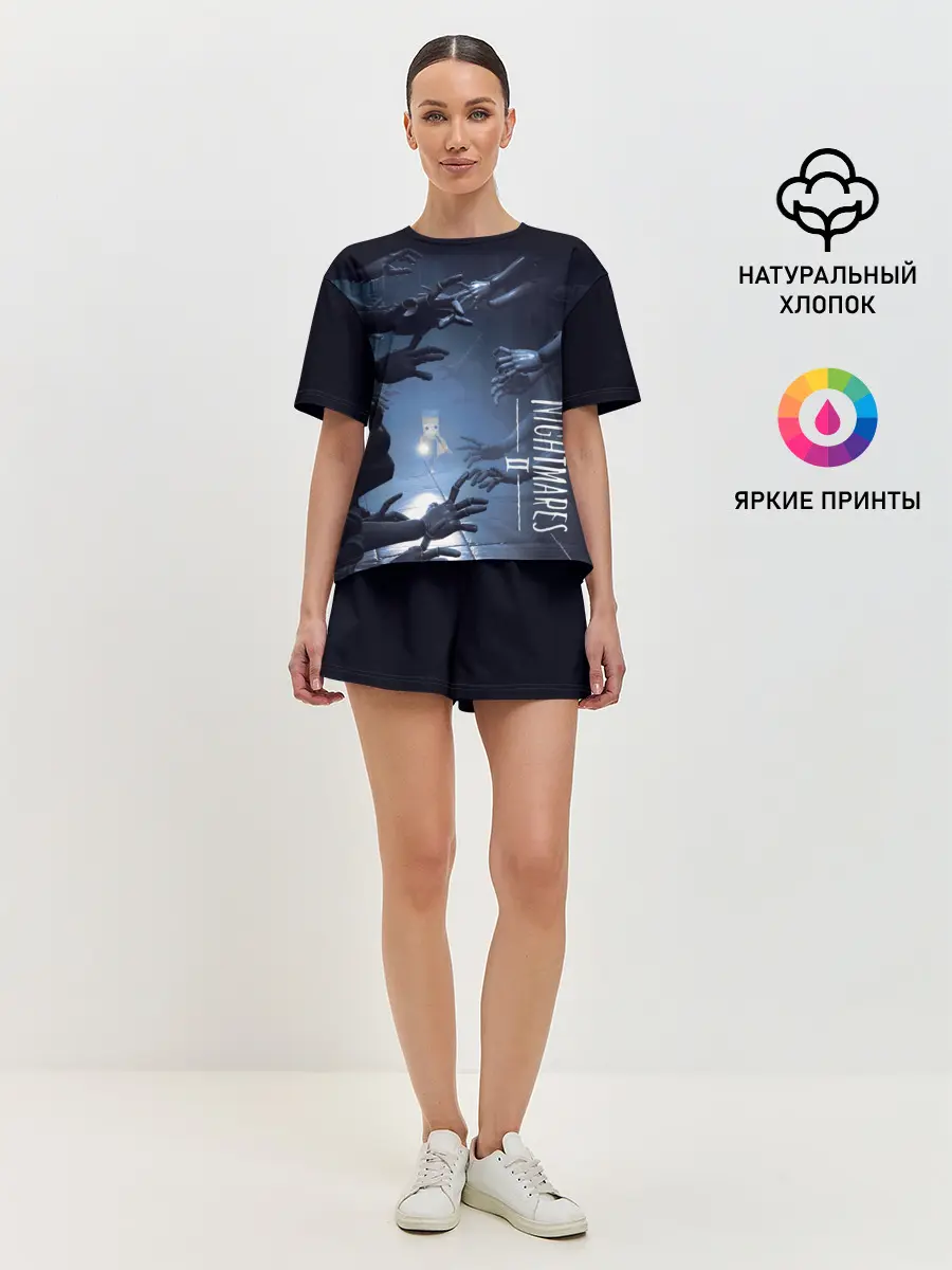 Женская пижама с шортами / Little Nightmares