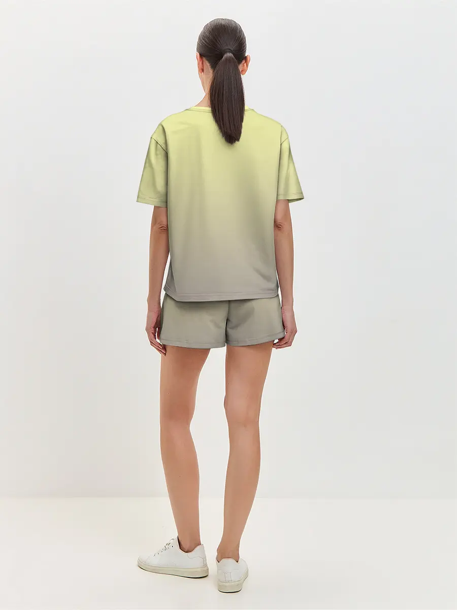 Женская пижама с шортами / персидская пушистая кошка