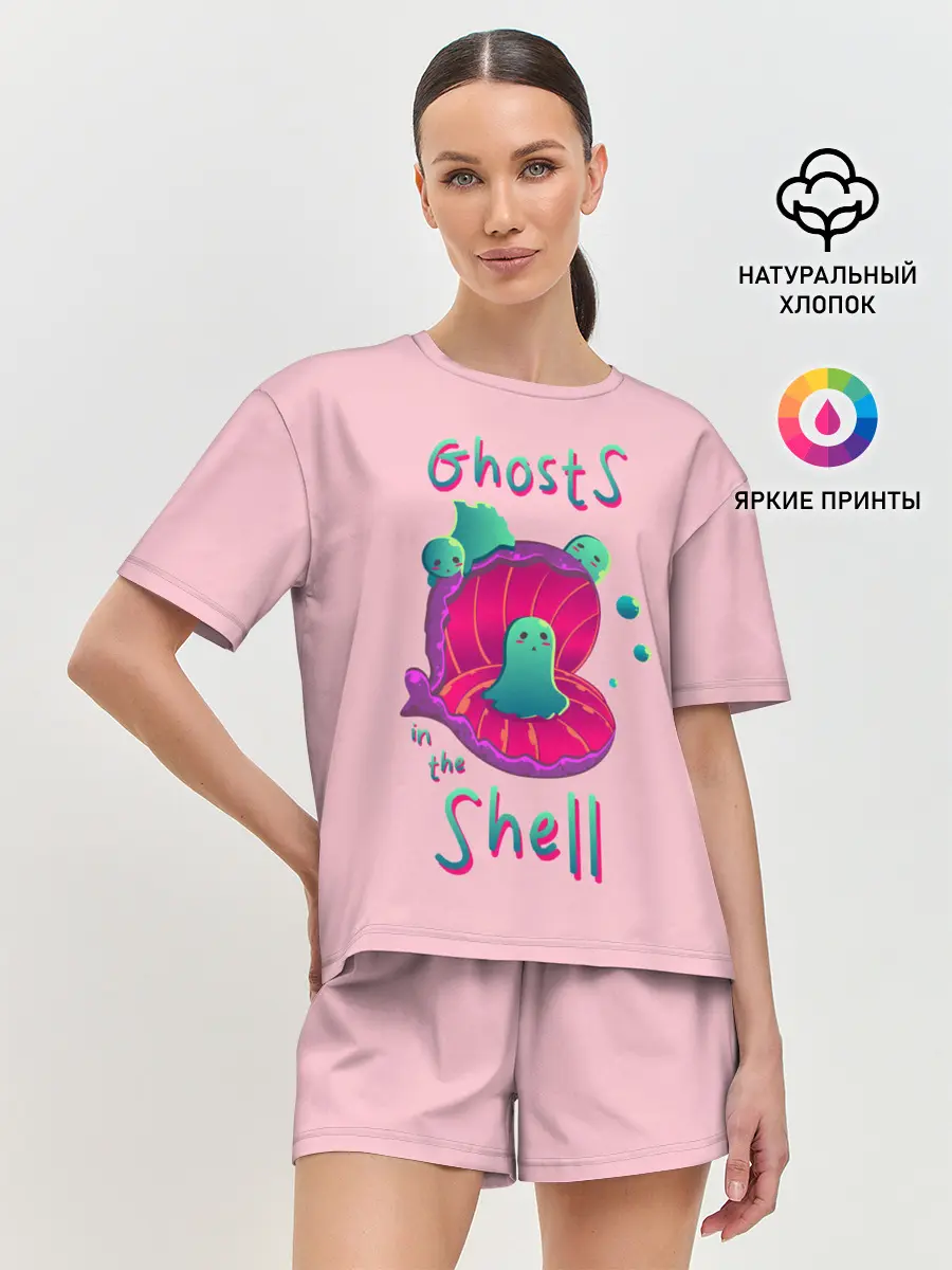 Женская пижама с шортами / Призрак в доспехах