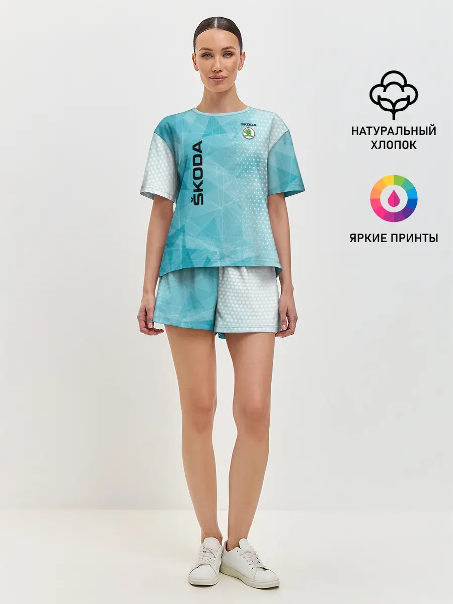 Женская пижама с шортами / SKODA