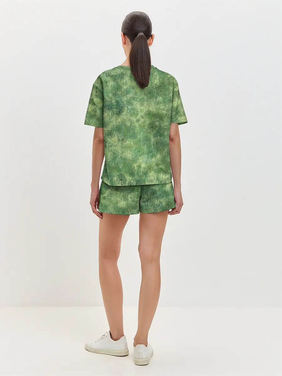 Женская пижама с шортами / Одуванчики