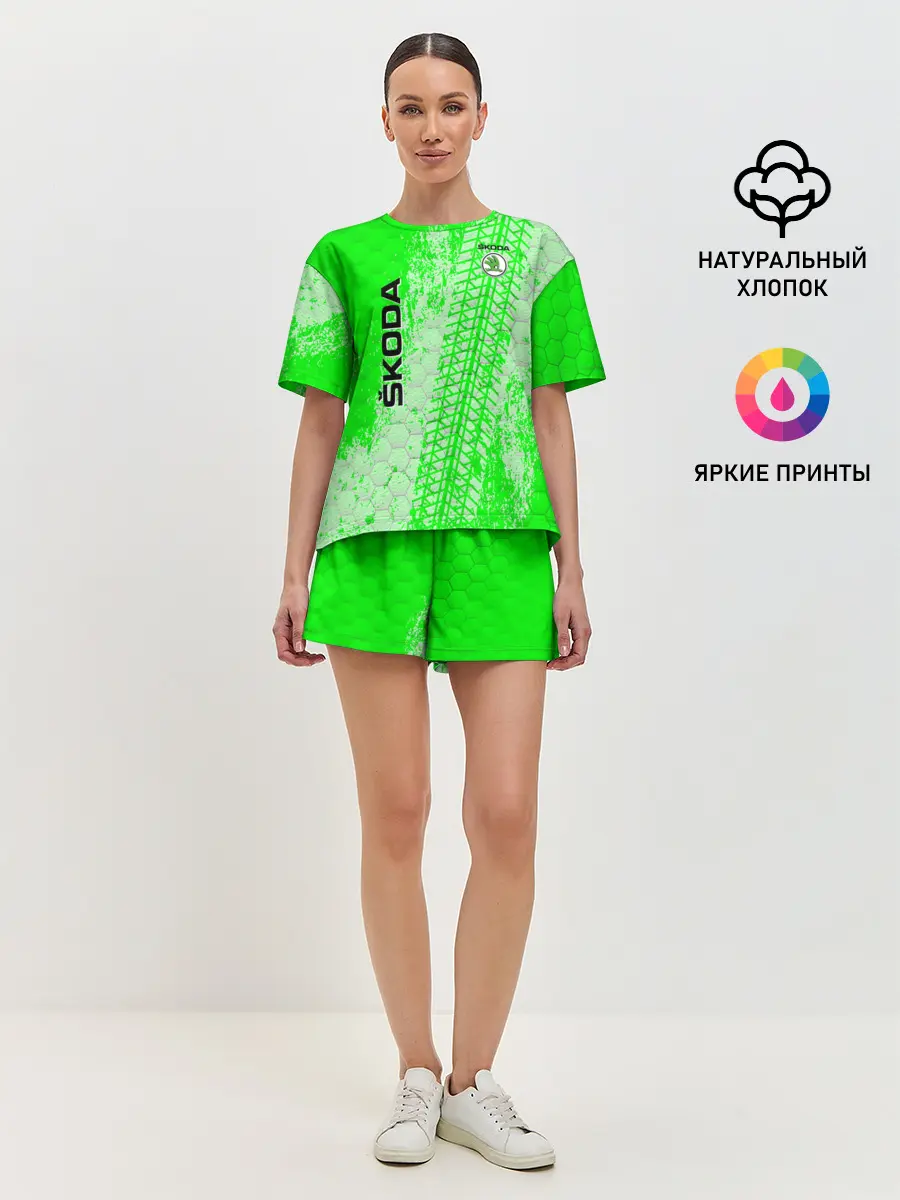 Женская пижама с шортами / SKODA