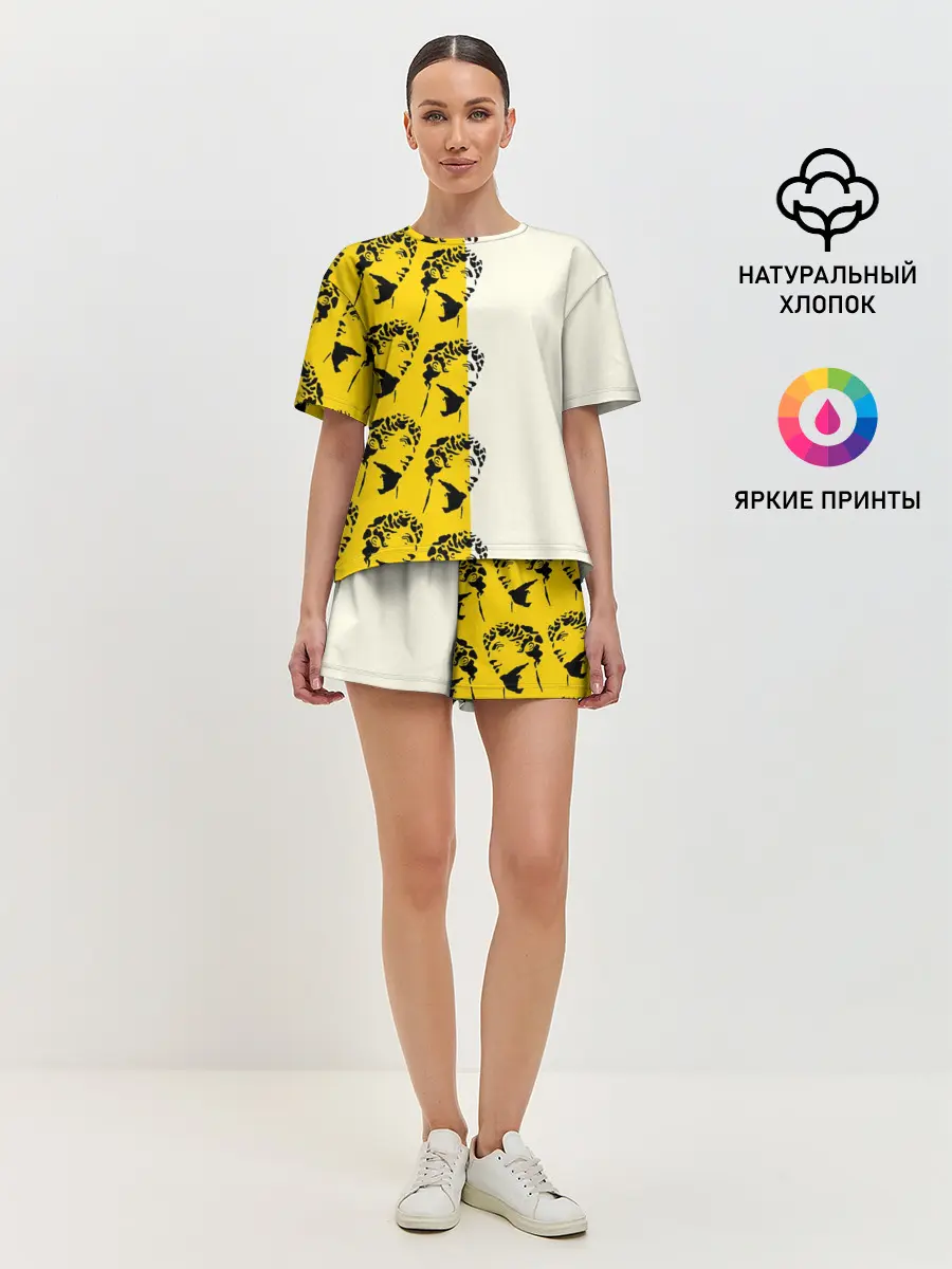 Женская пижама с шортами / Скульптура монограмма