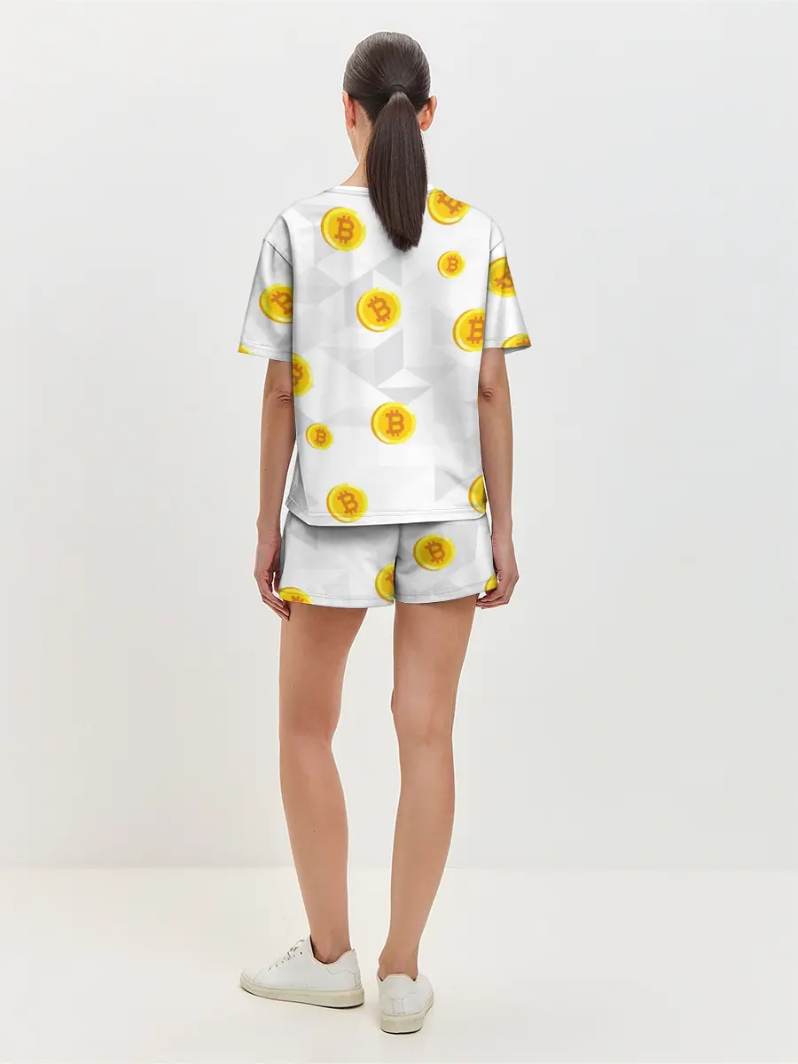 Женская пижама с шортами / БИТКОИН | BITCOIN