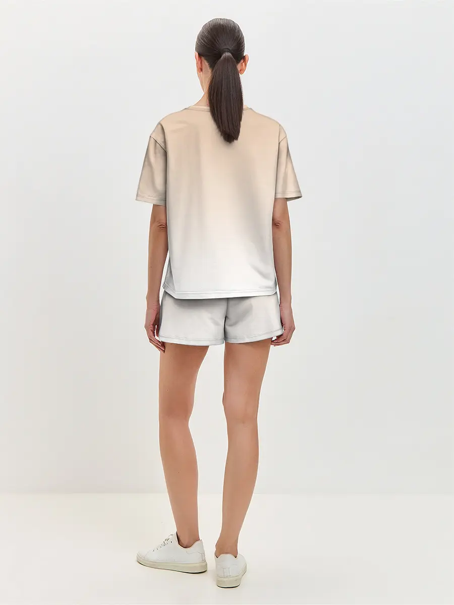 Женская пижама с шортами / анимешная девочка с нутэллой