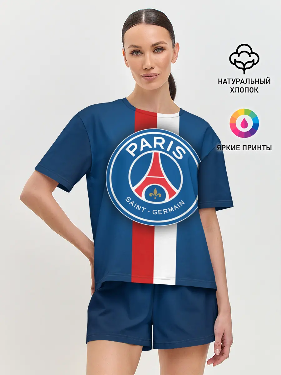 Женская пижама с шортами / ФК Пари Сен-Жермен