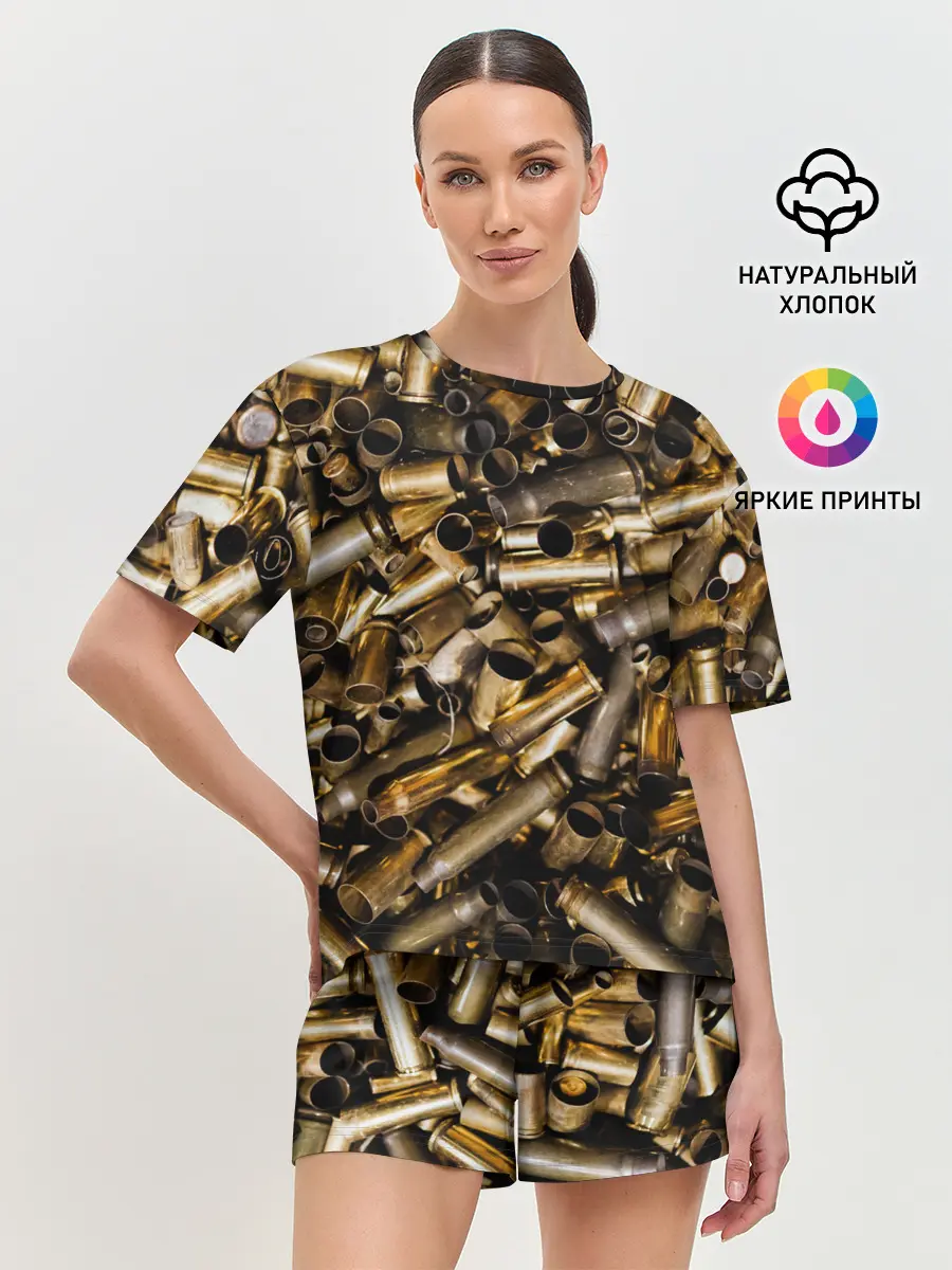 Женская пижама с шортами / Гильзы