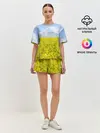 Женская пижама с шортами / Желтый цвет весны