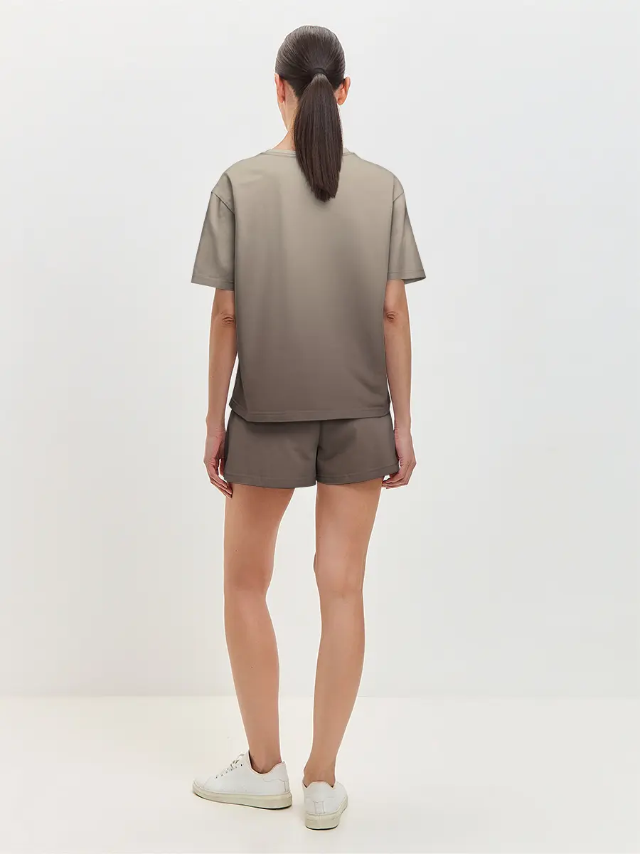 Женская пижама с шортами / сварливый кот мем нет