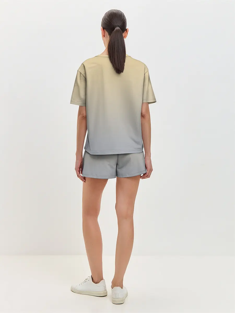 Женская пижама с шортами / девочка и мышка друзья