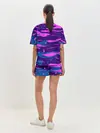 Женская пижама с шортами / CYBERSTYLE NEON CAMOUFLAGE