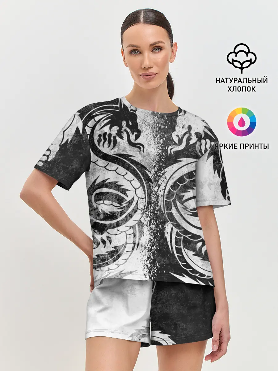 Женская пижама с шортами / ДРАКОНЫ | DRAGONS