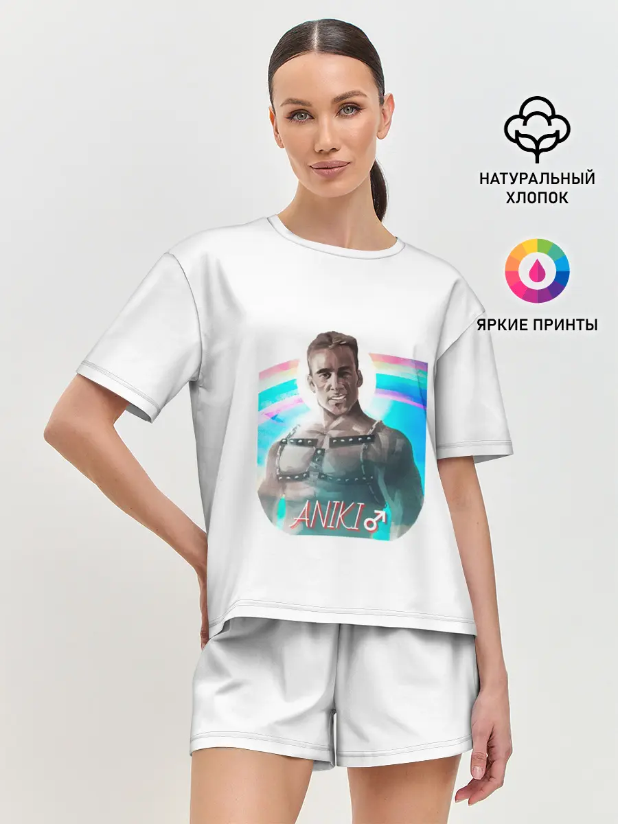 Женская пижама с шортами / Aniki