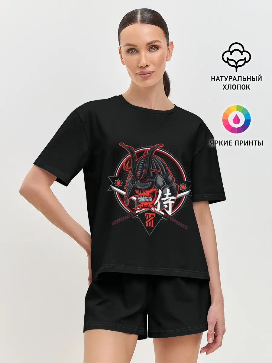 Женская пижама с шортами / S-Самурай